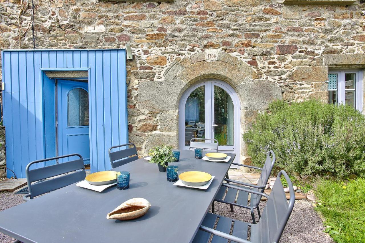600M Plage Saint-Suliac- Maison Bretonne Pour 4 ภายนอก รูปภาพ