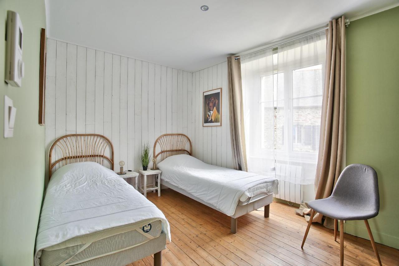 600M Plage Saint-Suliac- Maison Bretonne Pour 4 ภายนอก รูปภาพ